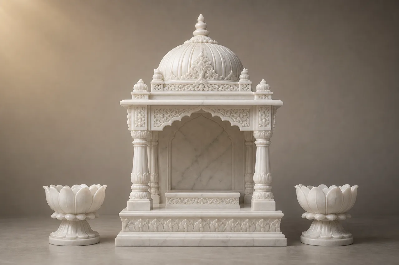 Marble Pooja Room Décor & Accessories
