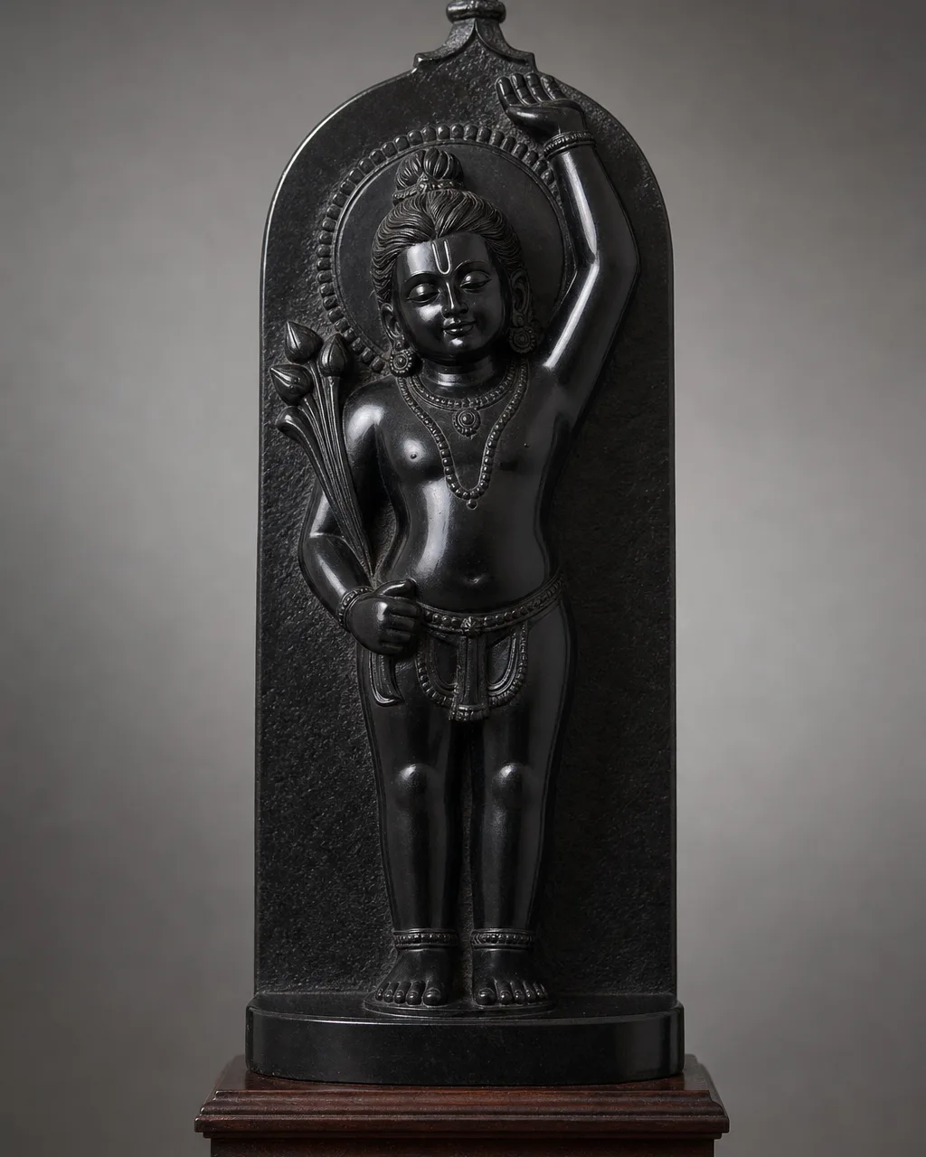 Black Marble Shrinathji Murti, 12 in